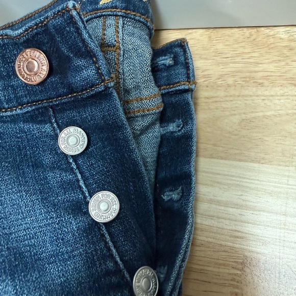 7 For All Mankind Dark Blue Boot Cut Jeans - Picture 5 of 6